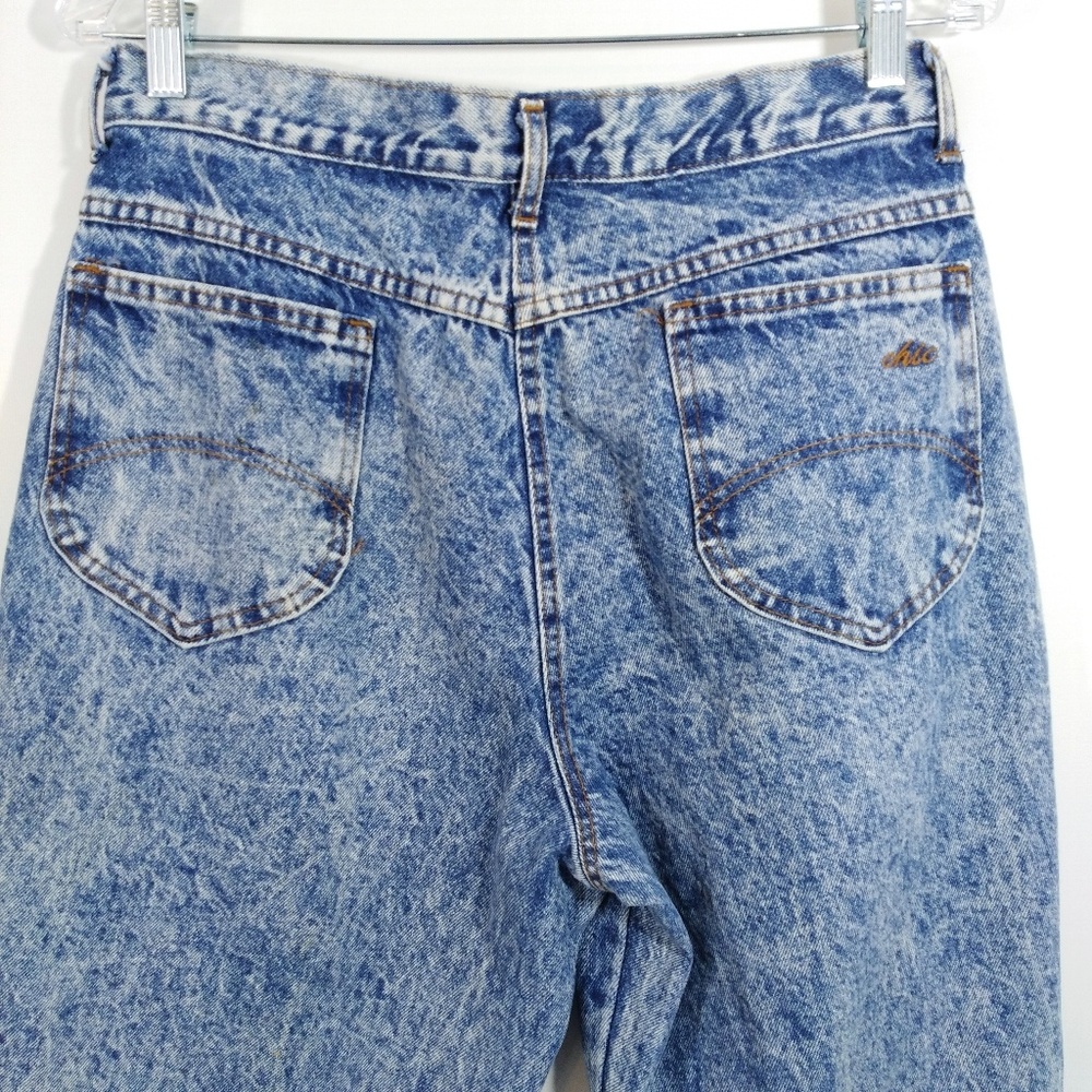 Chic Acid Wash Jeans Size‎ 16 Vintage Tapered Leg